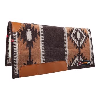Matrix Woven Wool Back Pad - Brown Aztec